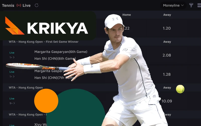 We offer tennis betting at Krikya Casino in Bangladesh, with competitive odds on ATP, WTA, and major tennis tournaments.