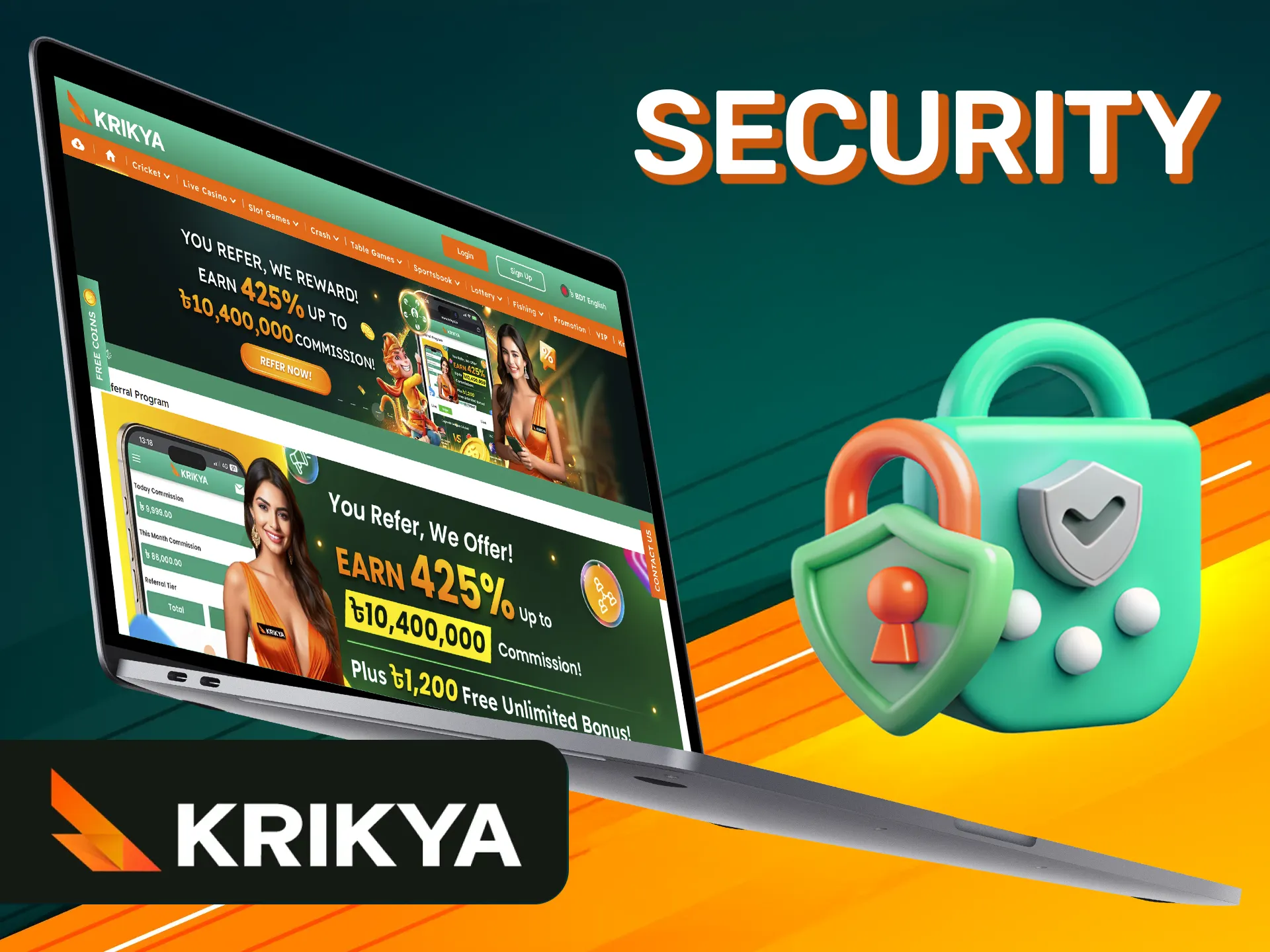 How Krikya protects your personal and financial information.