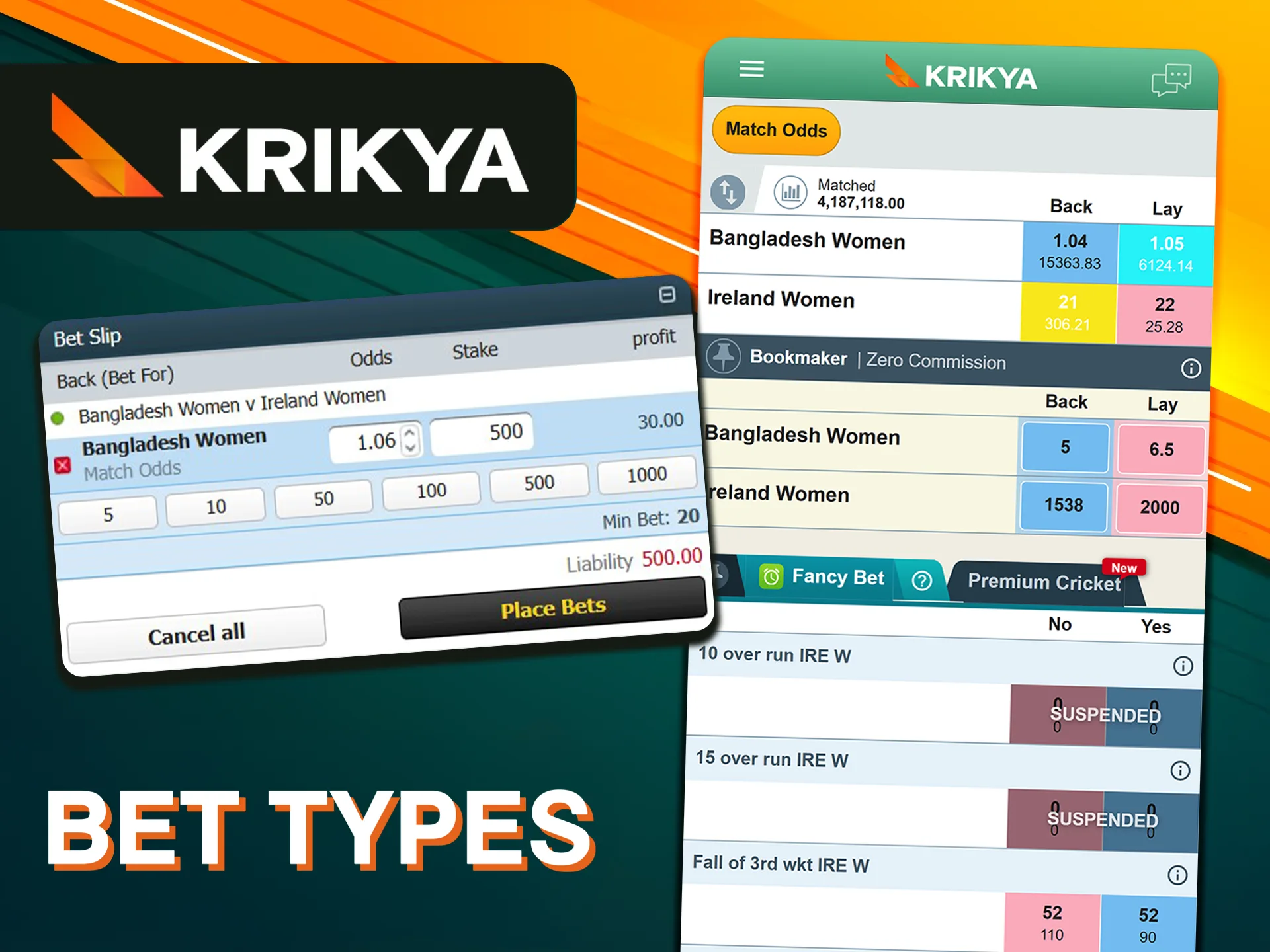 Bet Types at Krikya Casino - Explore Single, Accumulator, and System Bets with Flexible Strategies for Bangladeshi Bettors.