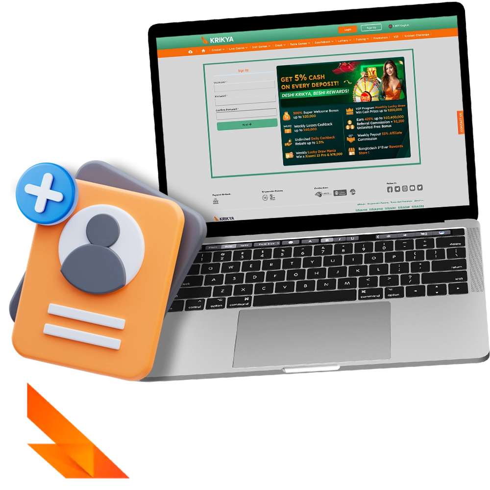 Krikya sign up and verification process in Bangladesh – official registration guide for new users to get started quickly.