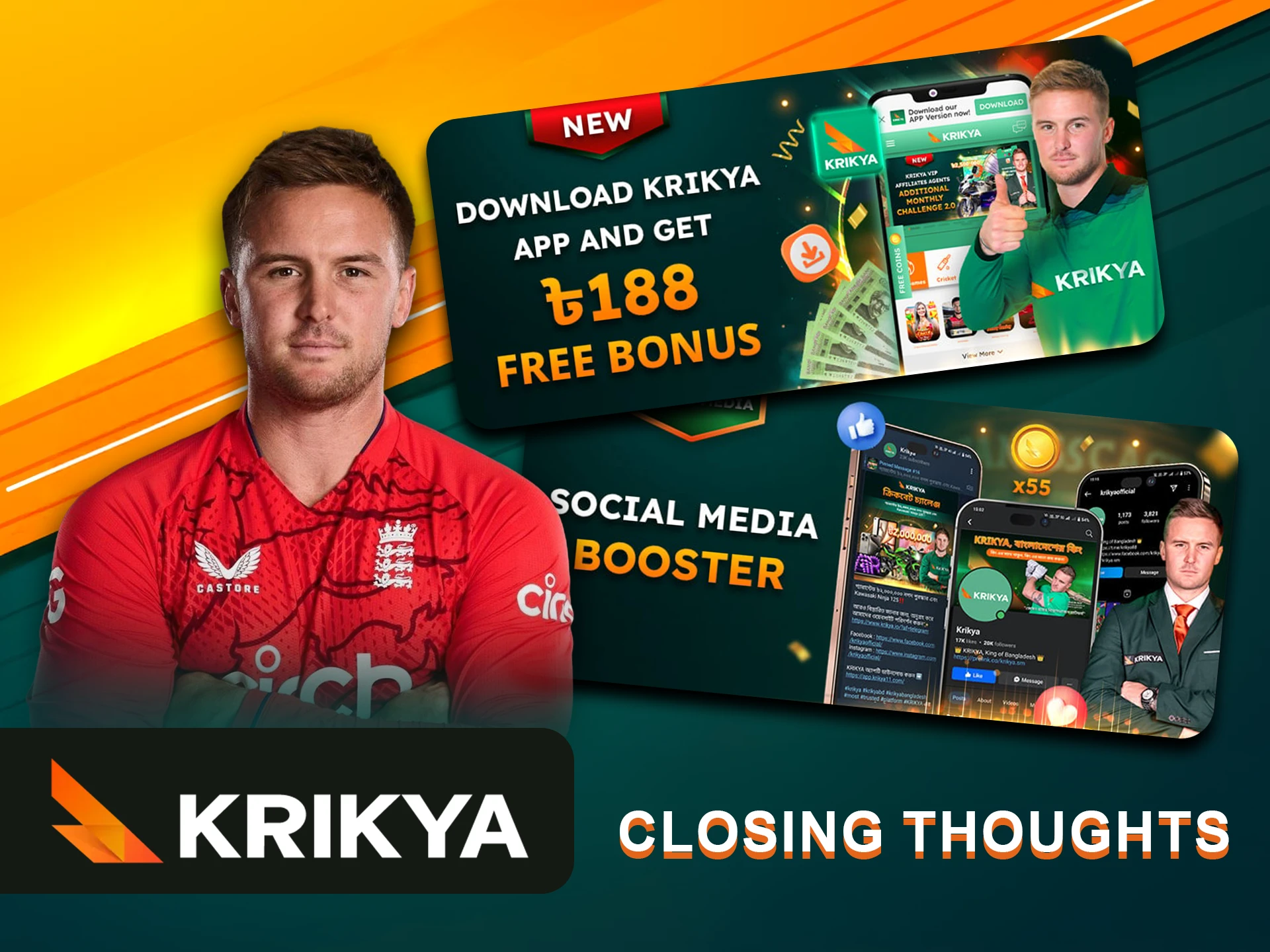 Jason Roy is excited to be a part of the Krikya family.