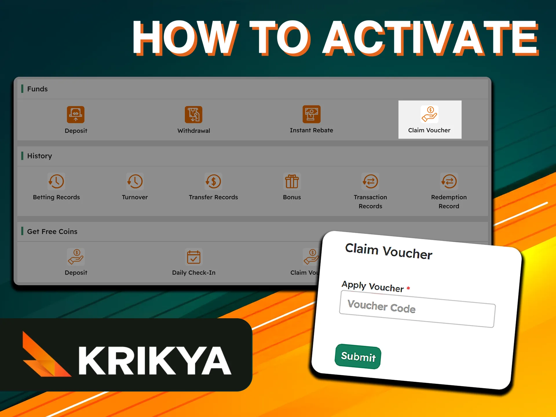 Learn about how to properly activate your Krikya voucher code.